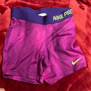 Nike pro spandex shorts